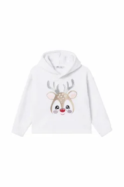 Ellos Collection Fleecetrøje Sonja Naturlig hvid fleecetrøje New