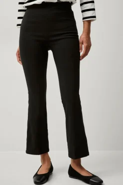 Ellos Bukser>Collection Flexy Cropped treggings i superstretch Sort mat sort