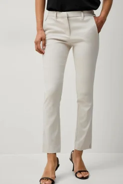 Ellos Collection Flexy Slim fit bukser i superstretch Creme Outlet