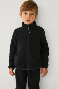 Ellos Collection Fleecetrøje sort Outlet