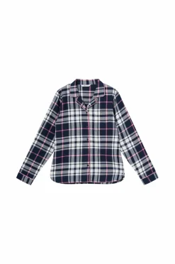 Ellos Collection Flonelpyjamas 2 dele blå