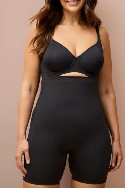 Ellos Collection Formende shorts med høj talje - medium støtte Sort Outlet