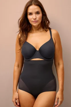 Ellos Shaping|Trusser>Collection Formende shorts med høj talje - fast støtte Sort