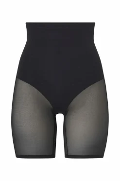 Ellos Collection Formende shorts med høj talje - fast støtte Sort Discount