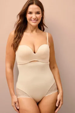 Ellos Shaping|Trusser>Collection Formende trusse med høj talje - medium støtte Beige