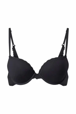 Ellos Collection Foret pushup-bh med blondedetaljer Sort Online