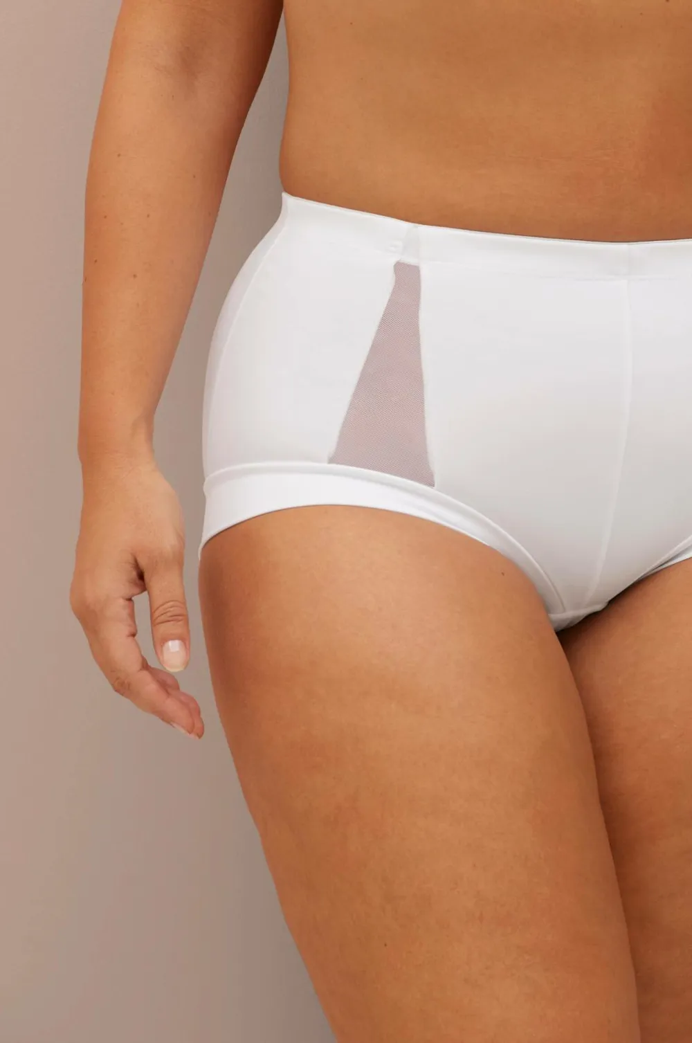 Ellos Collection Formende trusse - medium støtte Hvid Discount