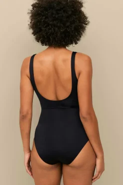 Ellos Collection Fuldt foret badedragt Sort fairbanks Outlet