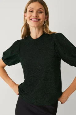 Ellos Collection Glitrende top Grøn