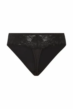 Ellos Collection G-streng med blonder foroven Sort Discount