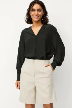 Ellos Collection Habitshorts i stræk Beige New