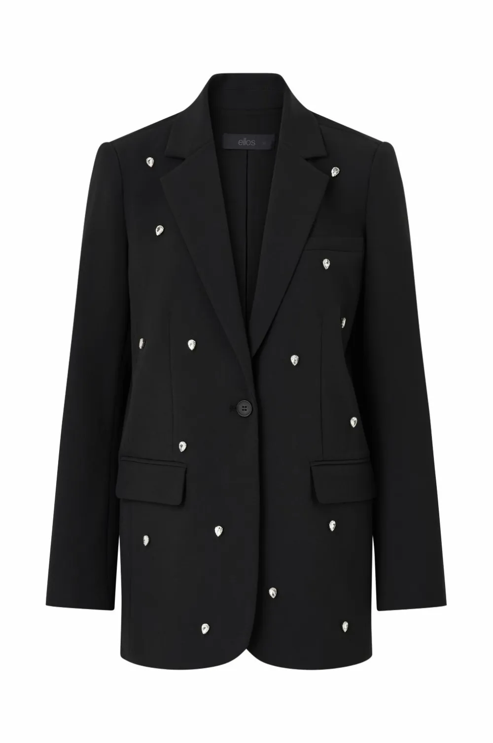 Ellos Blazere & Veste>Collection Habitjakke med rhinstene Sort