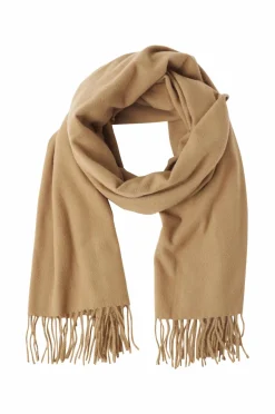 Ellos Collection Halstørklæde med frynser Beige Clearance