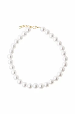 Ellos Collection Halskæde med perler 3-pak kremhvid New