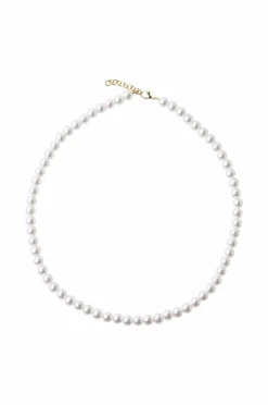 Ellos Collection Halskæde med perler 3-pak kremhvid New