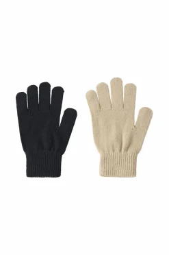 Ellos Handsker & Vanter>Collection Handsker Magic glove 2-pak sort/beige