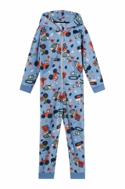 Ellos Collection Heldragt i fleece blå Sale