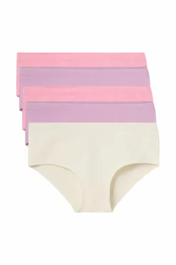 Ellos Collection Hipstertrusse Alva 5-pack Lilla blanding Hot