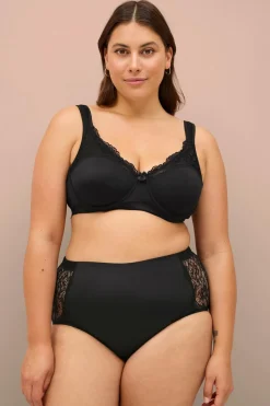 Ellos Trusser>Collection Hipstertrusse med høj talje Sort