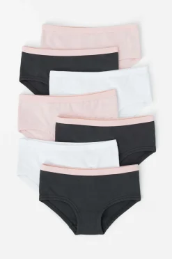 Ellos Basistøj|Undertøj>Collection Hipsters Demi i 7-pak Blandede farver