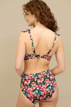Ellos Collection Høj, helt foret bikinitrusse Blomstret Sale