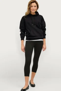 Ellos Tights & Leggings>Collection Højtaljede 3/4-lange leggings Sort