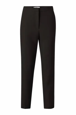 Ellos Collection Højtaljede stretch-bukser Sort Hot