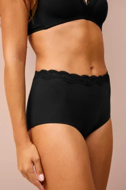 Ellos Collection Højtaljede trusser 3-pak Sort + beige + vit Clearance