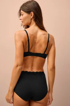 Ellos Collection Højtaljede trusser 3-pak Sort + beige + vit Clearance