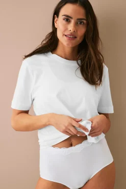 Ellos Collection Højtaljede trusser 3-pak Hvid Discount