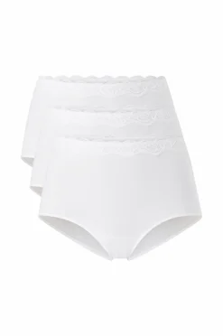 Ellos Collection Højtaljede trusser 3-pak Hvid Discount