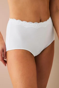 Ellos Collection Højtaljede trusser 3-pak Hvid Discount