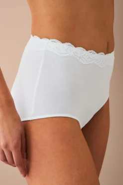 Ellos Collection Højtaljede trusser 3-pak Hvid Discount