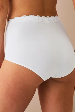 Ellos Collection Højtaljede trusser 3-pak Hvid Discount