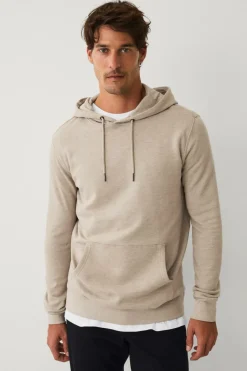 Ellos Basistøj|Sweatshirts & Hoodies>Collection Hoodie Drew Lys beigemeleret
