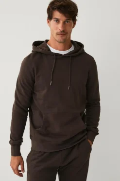 Ellos Basistøj|Sweatshirts & Hoodies>Collection Hoodie Drew Mørkebrun