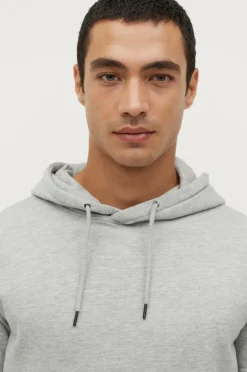 Ellos Collection Hoodie Drew Gråmeleret Sale