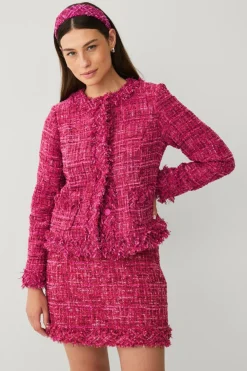 Ellos Collection Hårbøjle i bouclé rosa Best