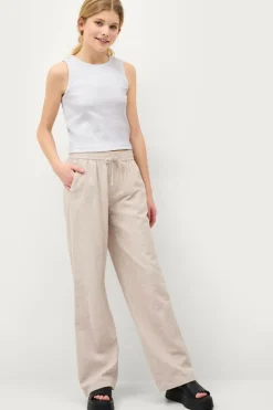 Ellos Bukser & Leggings>Collection Hørbukser Filippa Linen beige