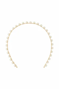 Ellos Håraccessories|Håraccessories>Collection Hårbøjle Guld/hvid