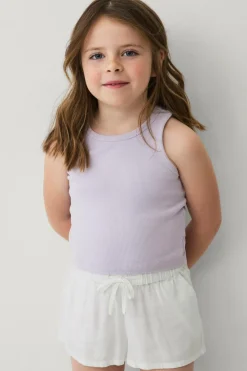 Ellos Collection Hørshorts Shorts Frida S Girl Hvid