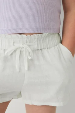 Ellos Collection Hørshorts Shorts Frida S Girl Hvid