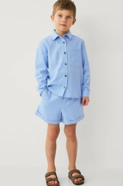 Ellos Collection Hørshorts Martin Mini Blå Online