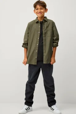 Ellos Collection Hørskjorte Melker Lysegrøn