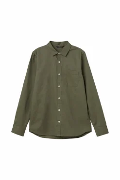 Ellos Collection Hørskjorte Melker Lysegrøn