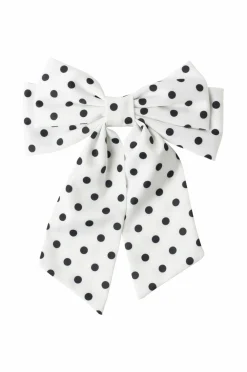 Ellos Håraccessories|Håraccessories>Collection Hårspænde Hvid sort prikket