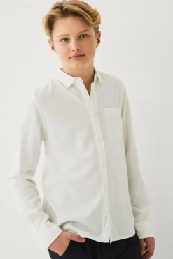 Ellos Skjorter>Collection Hørskjorte Melker Hvid