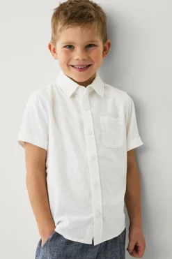 Ellos Collection Hørskjorte Hvid