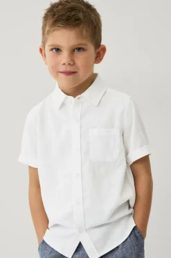 Ellos Collection Hørskjorte Hvid