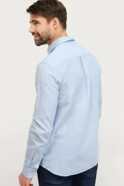 Ellos Collection Hørskjorte Lyseblå Sale